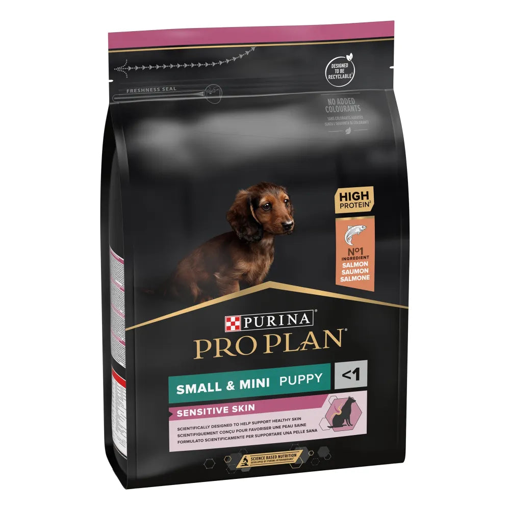 Purina Pro Plan - dog Sensitive Skin Small and Mini puppy, Dry Dog food with Salmon 3kg