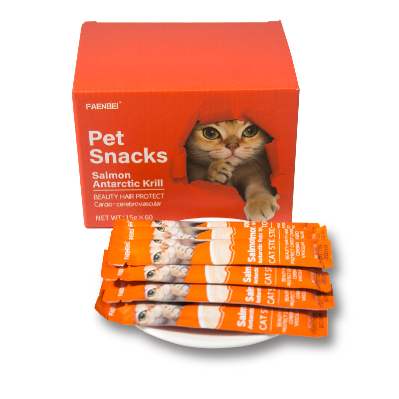 Pets Faenbei - Wet Cat Food Treats Snacks Organic Liquid Pet Treats 15g