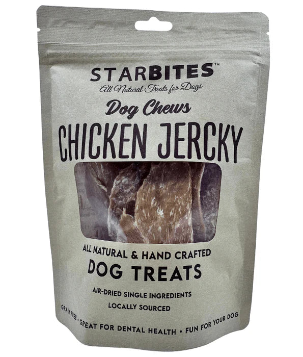 All natural treats - dog chicken jerky 50g