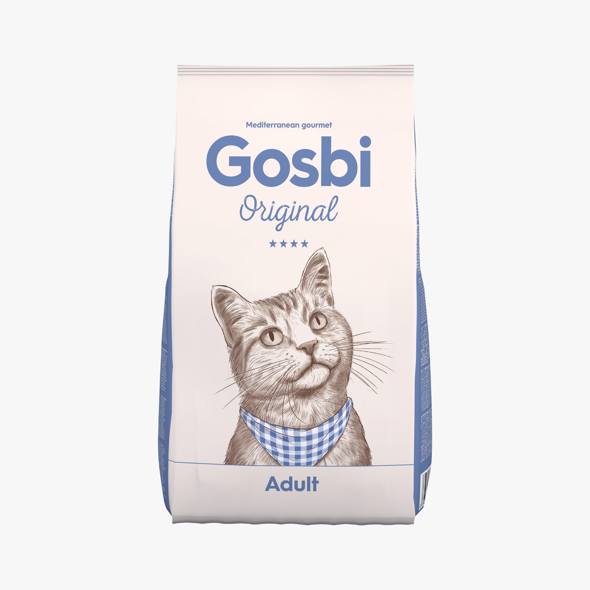 Gosbi - cat Original, Chicken, Salmon, and Tuna Adult Dry Food – Complete Nutrition 1kg-3kg-12kg