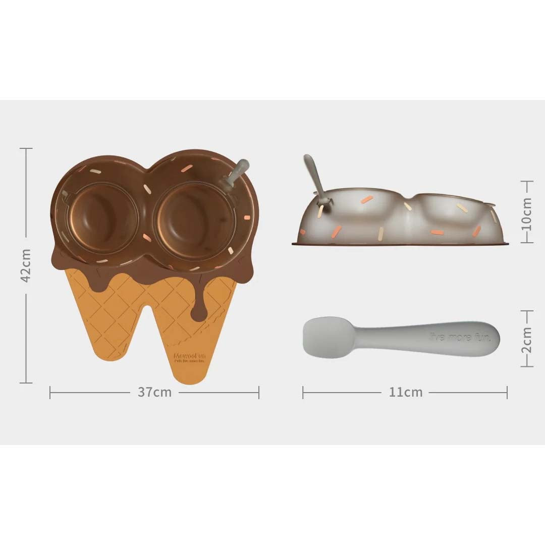 mewoofun - ice cream pet Bowl