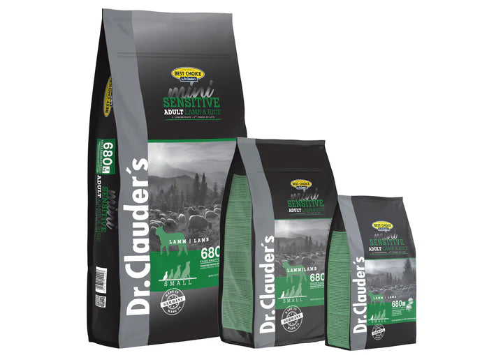 Dr Clauder's - dog dry food best choice sensitive adult lamb & rice 20kg