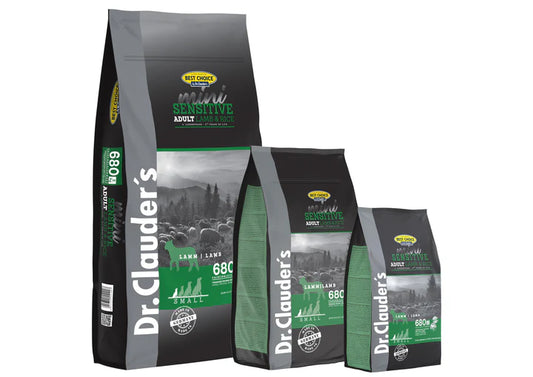 Dr Clauder's - dog dry food best choice sensitive adult lamb & rice 20kg