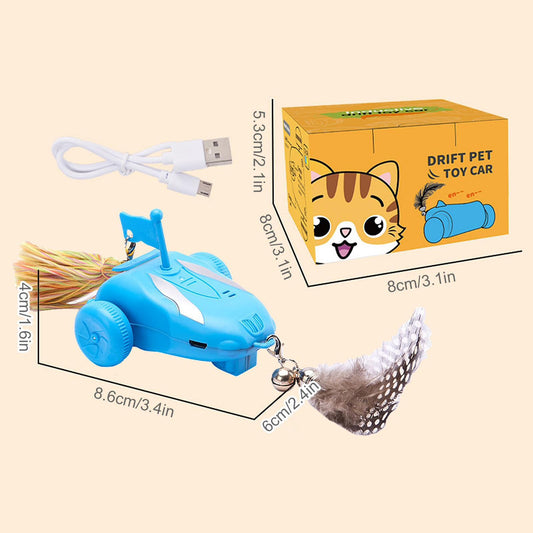 inductive drift toy car - cat toy