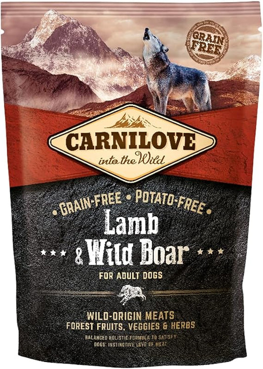 Carnilove - dog Lamb & Wild Boar, Adult Dry Food For All Breeds