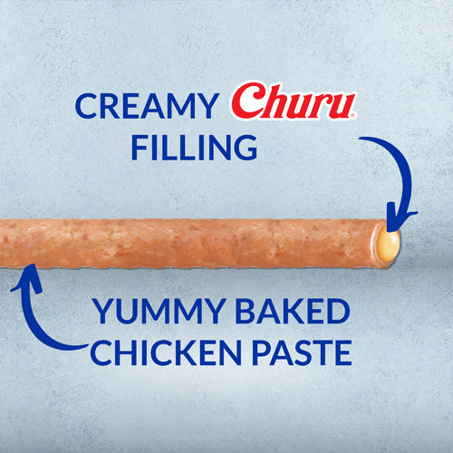 inaba - dog Churu Rolls Chicken Recipe wraps Chicken with Cheese Recipe