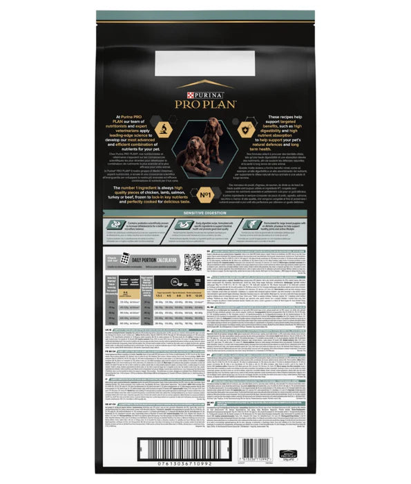 Purina Pro Plan - dog Puppy Large Athletic, Sensitive Digestion Dry Dog Food, Lamb - 12kg