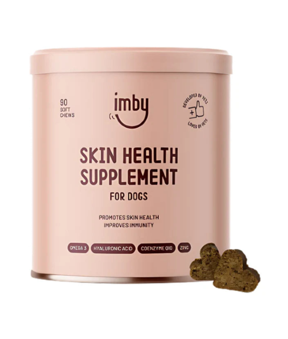 Imby - Skin Health Supplement, Reduces Shedding, Itching & Dry Skin - 90 Soft Chews