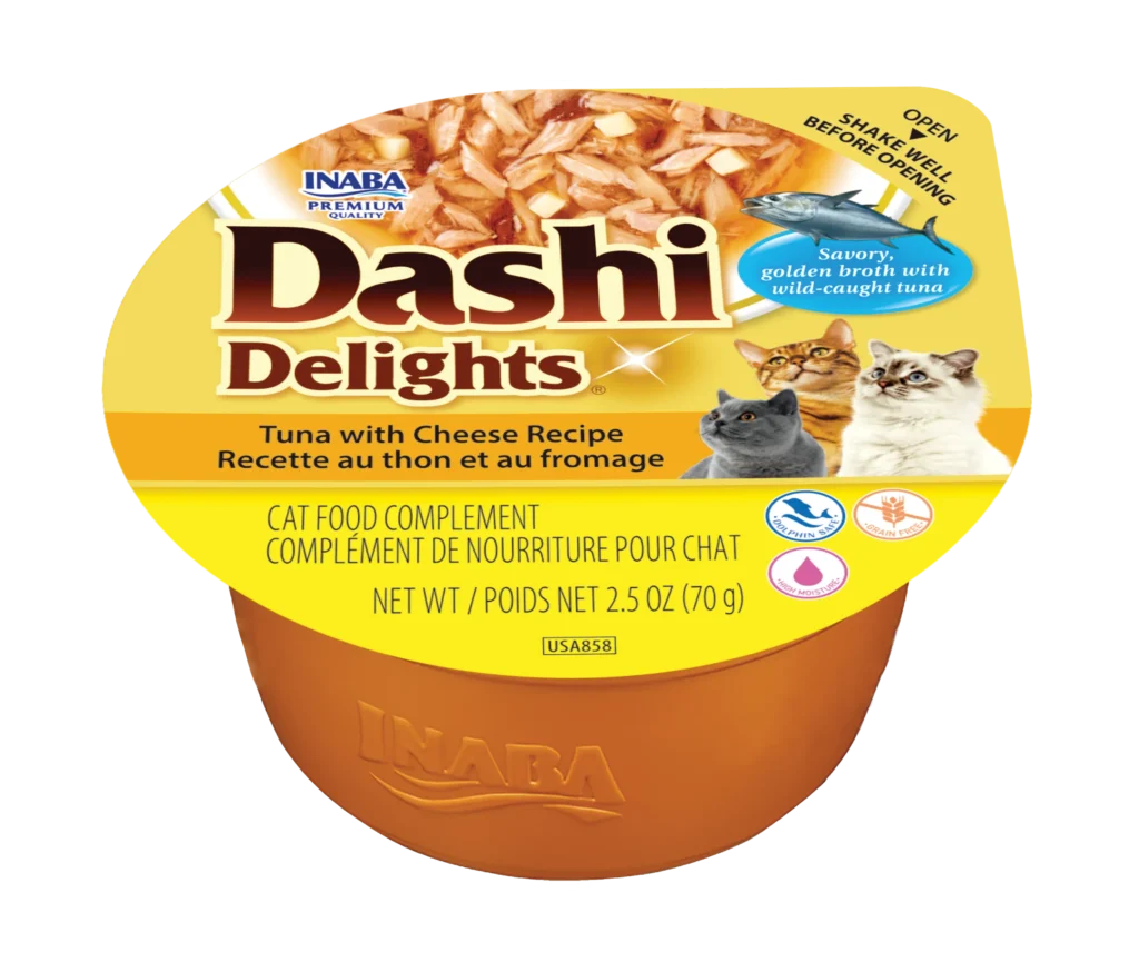 Inaba - cat Dashi Delights tuna With Cheese Recipe 70g