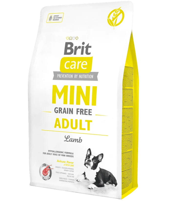 Brit Care - Mini Grain-Free Lamb, Hypoallergenic, Adult, Mini Breed, Dry Dog Food - 2kg