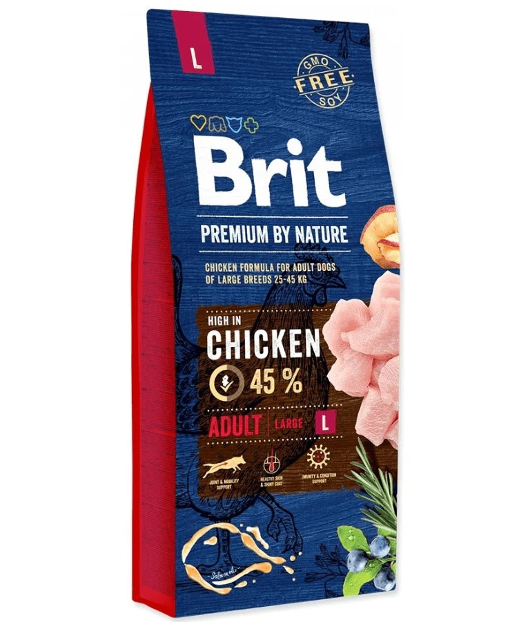 Brit Premium - By Nature Chicken, Joint Support, Adult Large Breed Dry Dog Food