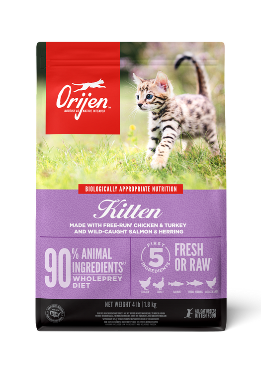Orijen - cat kitten chicken, turkey, & wild caught fish