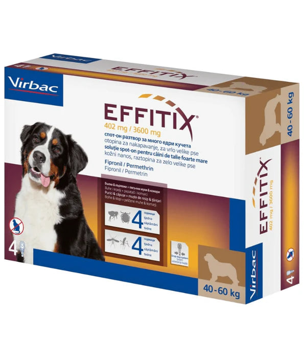 VIRBAC - EFFITIX® PLUS Topical Solution for Dogs 40-60kg