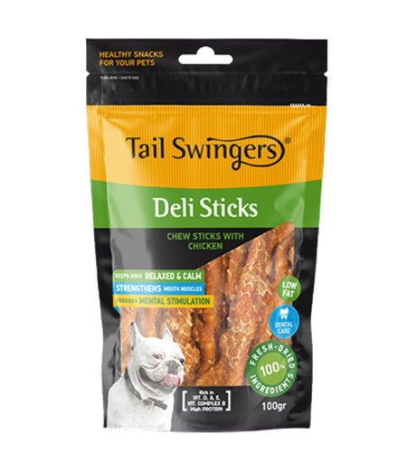 Tail Swingers - dog deli sticks with chicken 100g
