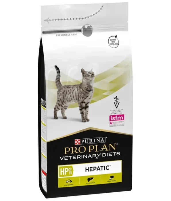 Purina - Pro Plan Veterinary Diets, Feline HP Hepatic Dry Cat Food, Gentle Protein for Liver Support - 1.5kg