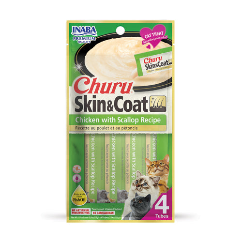 Inaba - cat Churu Skin & coat 15g (4 tubes) Collections
