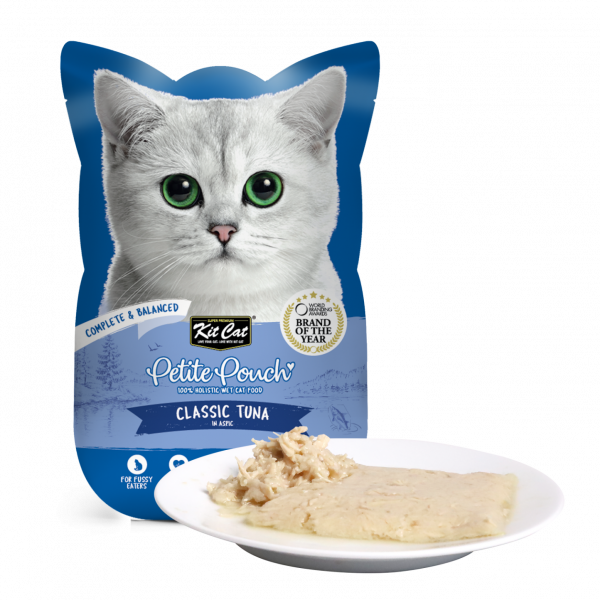 Kit Cat - Petite Pouch Complete & Balanced Classic Tuna in Aspic 70g