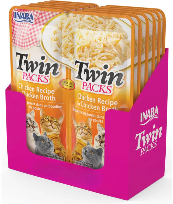 Inaba - cat Twin Pack Chicken Recipe in Chicken Broth 80g