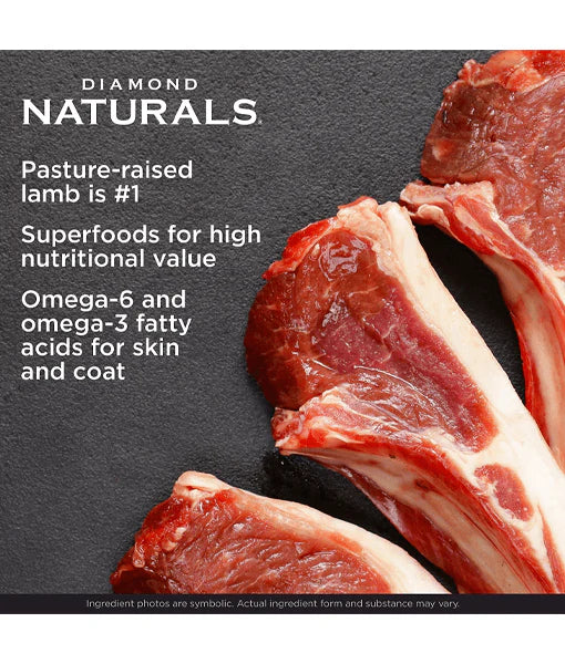 Diamond Naturals - dog Large Breed Puppy Dry Dog Food, With Lamb - 15kg