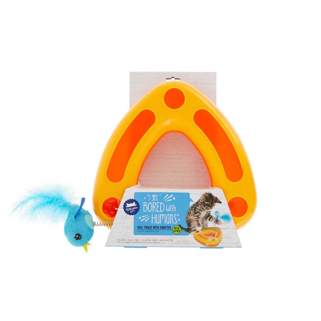 Ball Track & Swatter - Cat Toy