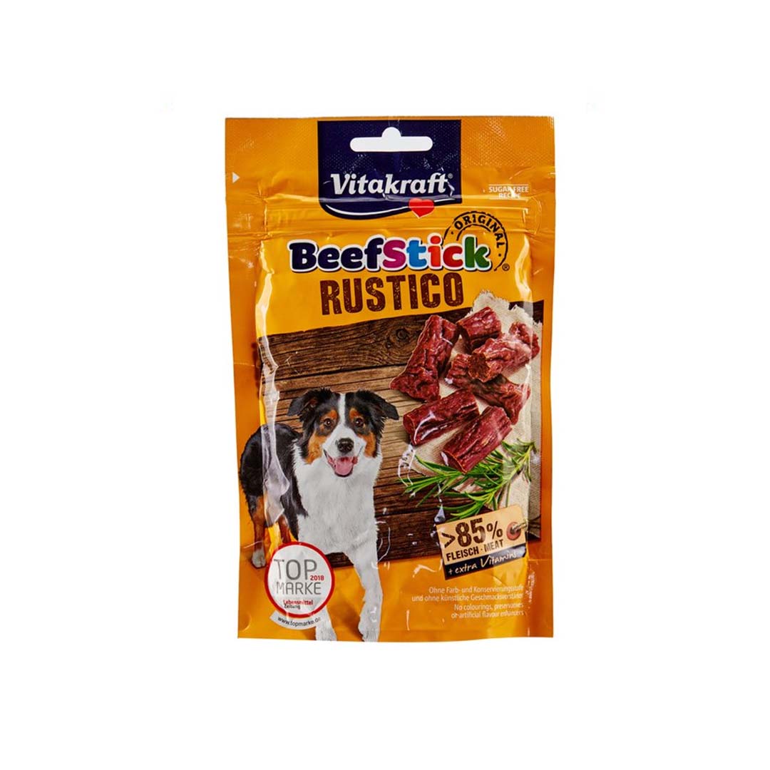 vitakraft - dog Beef Stick Rustico Dog Snack, 55 g