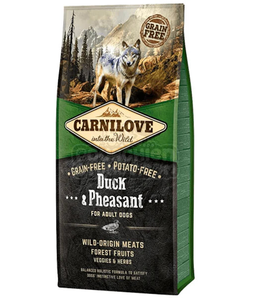 Carnilove - Duck & Pheasant for adult dogs 12kgs