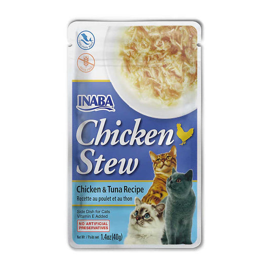 Inaba - cat Churu Stew Chicken & Tuna Recipe Grain-Free 40g