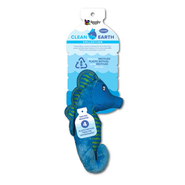 Spunky pup - dog clean earth seahorse, small