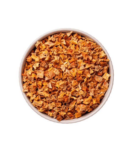 Cooka’s Cookies - dog Pumpkin Flakes, Air-Dried Pumpkin Dog Meal Topper, Digestive Support, All Life Stages, All Breed Sizes - 180 g