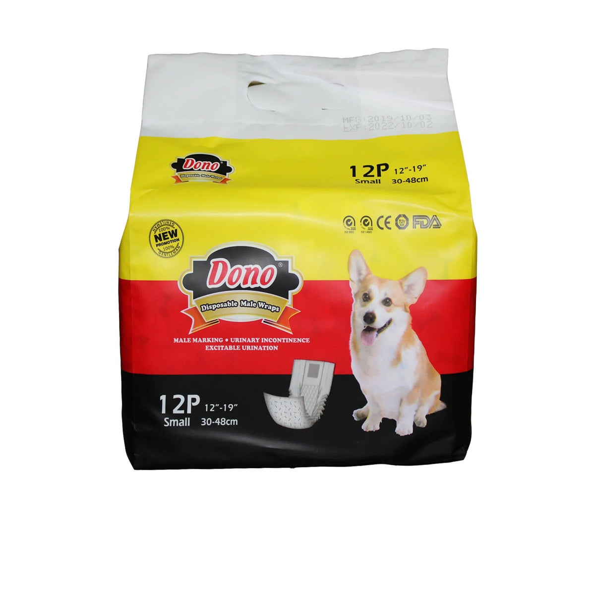 Dono - disposable male wraps