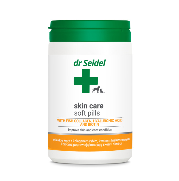Dr Seidel - Skin Care soft pills with fish collagen, hyaluronic acid & biotin for dog & cat - 225g