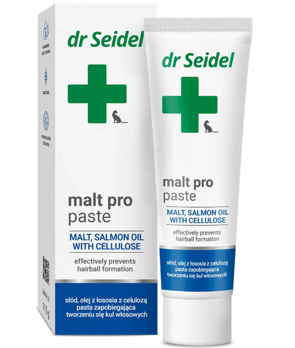 Dr Seidel - Malt Pro Paste, Salmon Oil, Cellulose, Hairball Control - 115g