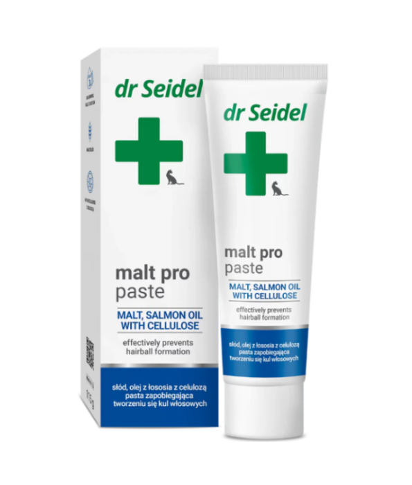 Dr Seidel - Malt Pro Paste, Salmon Oil, Cellulose, Hairball Control - 115g