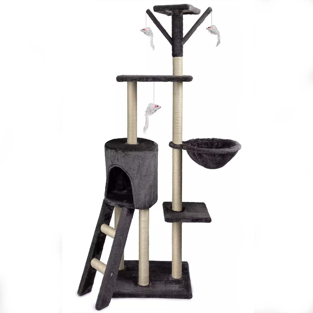 Cat Scratcher - 145x50x35cm dark Grey ds-8