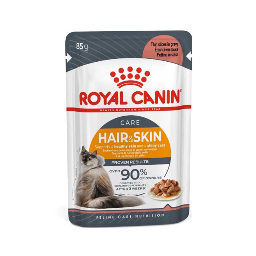 Royal Canin - Cat hair & skin gravy wet food