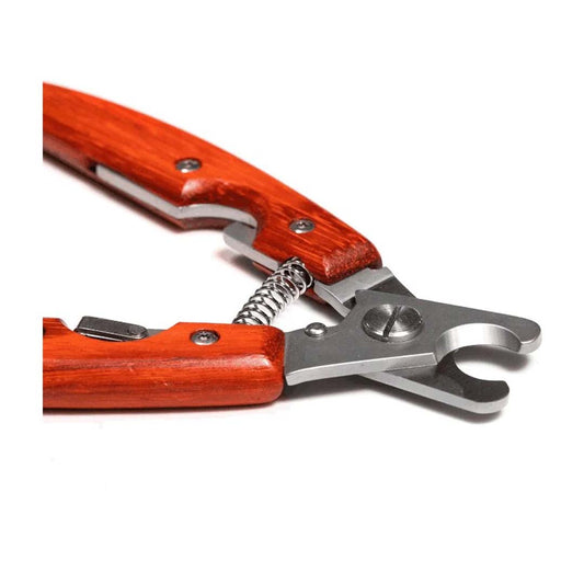 Hs Sprenger - Dog Nail Clipper with Safety Stop - Wood