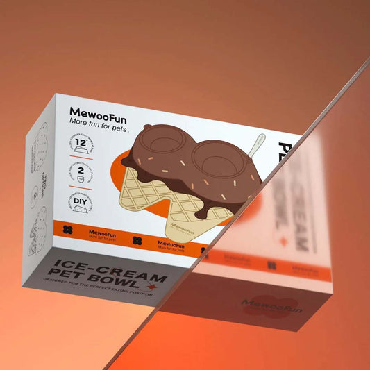mewoofun - ice cream pet Bowl