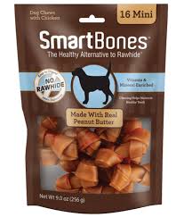 Smart Bones - dog real peanut butter 16 mini