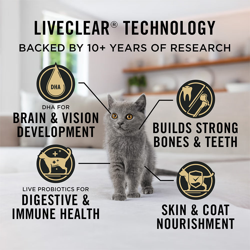 Purina Pro Plan - Cat LiveClear Kitten Chicken & Rice Formula Allergen Reducing 1.4kg