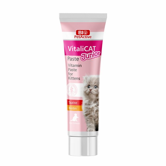 Bio petActive - Vi̇tali̇cat Paste Junior - Vitamin Pastes for Puppies & Kittens