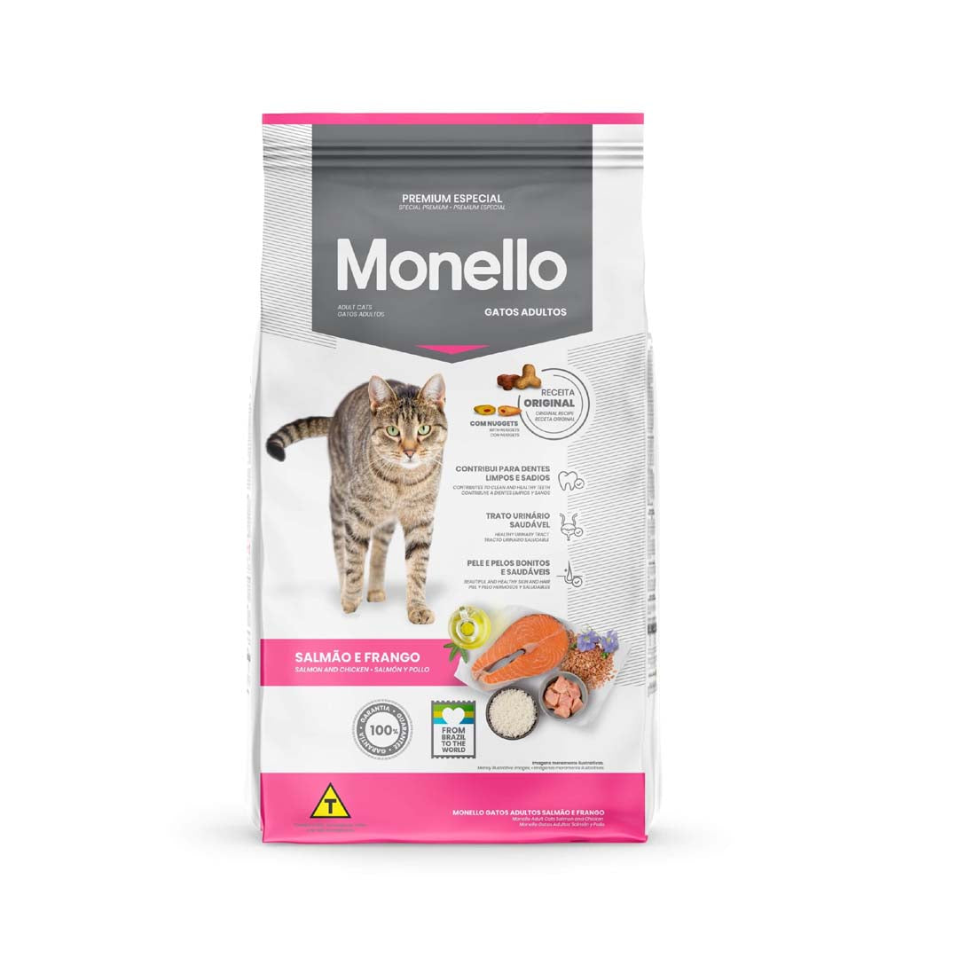 Monello - Cat Premium Dry Food Salmon And Chicken