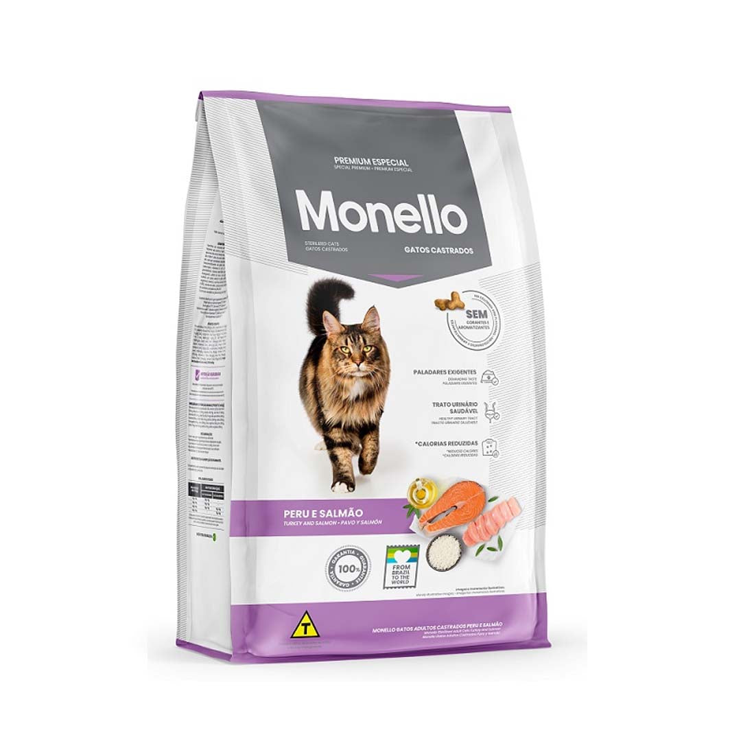 Monello - cat premium Sterilized Dry Food Turkey And Salmon