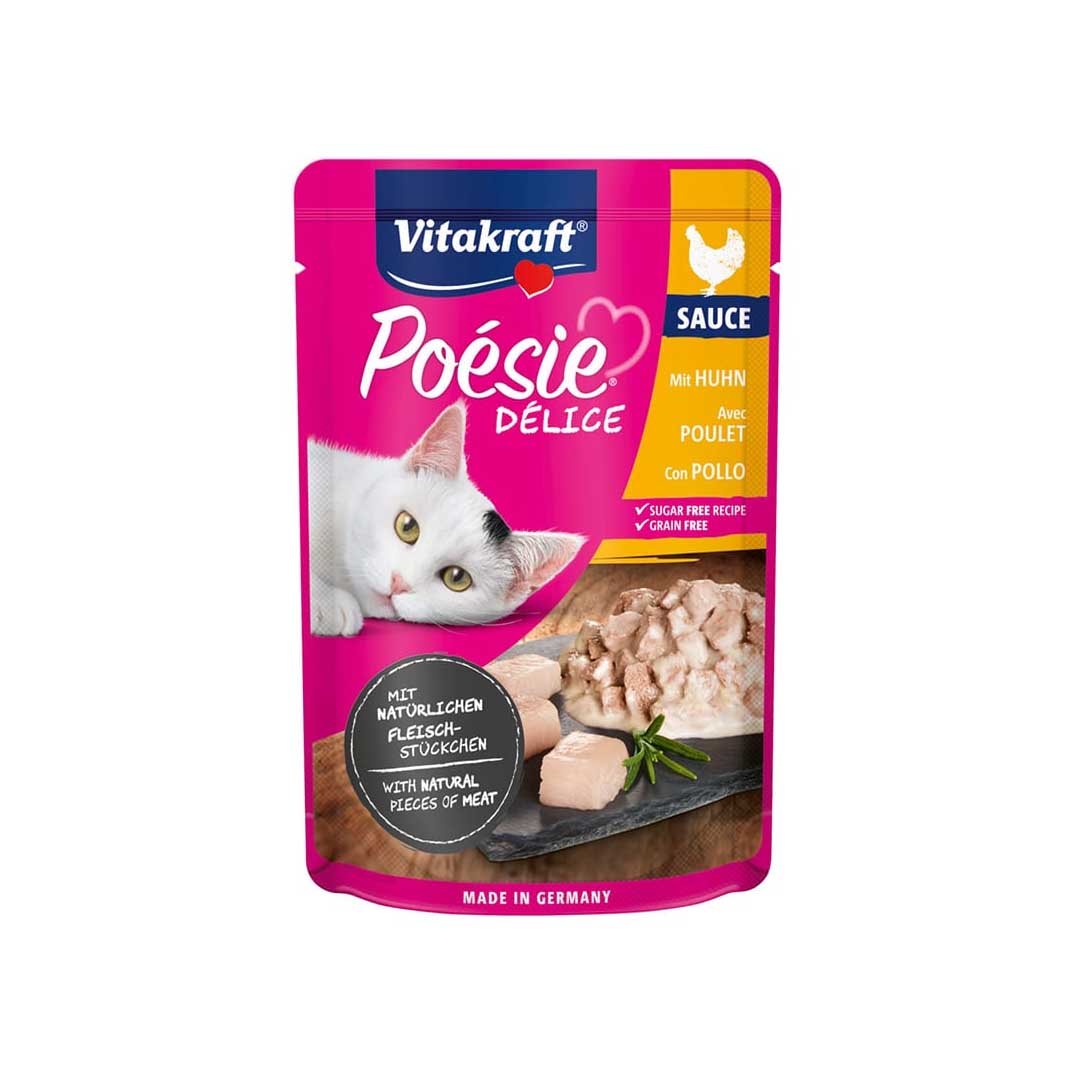 Vitakraft - cat Poesie Delisauce With Chicken 85g