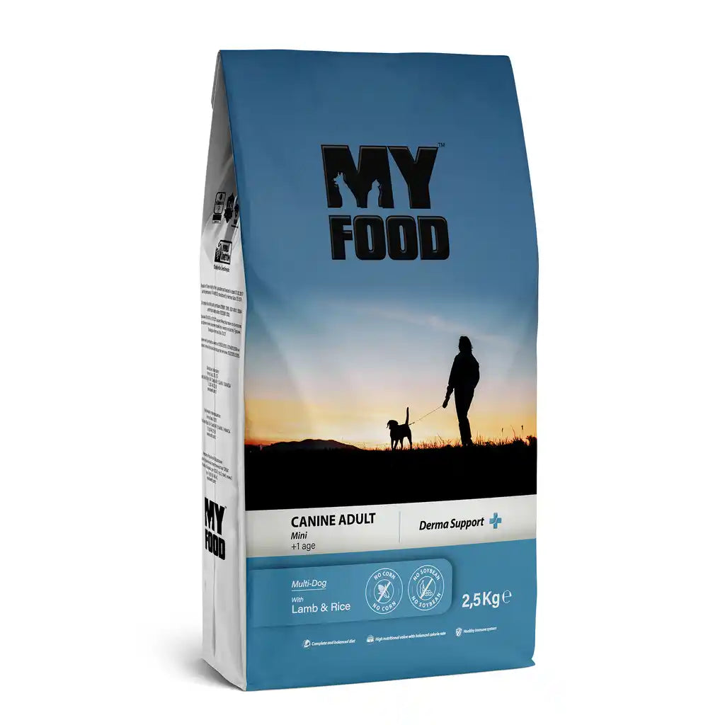 My Food - dog canine adult mini with lamb & rice 2.5kg