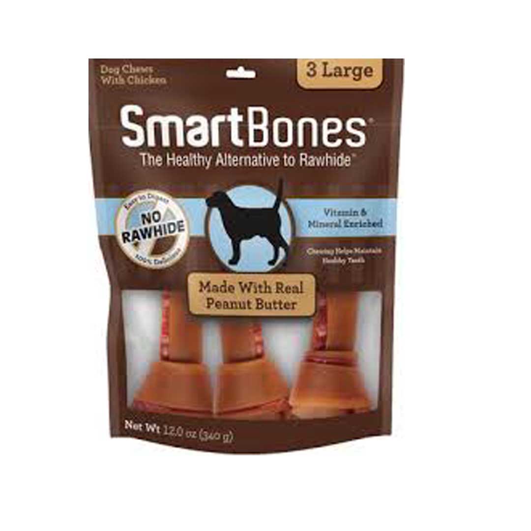Smart Bones - dog real peanut butter 3 large