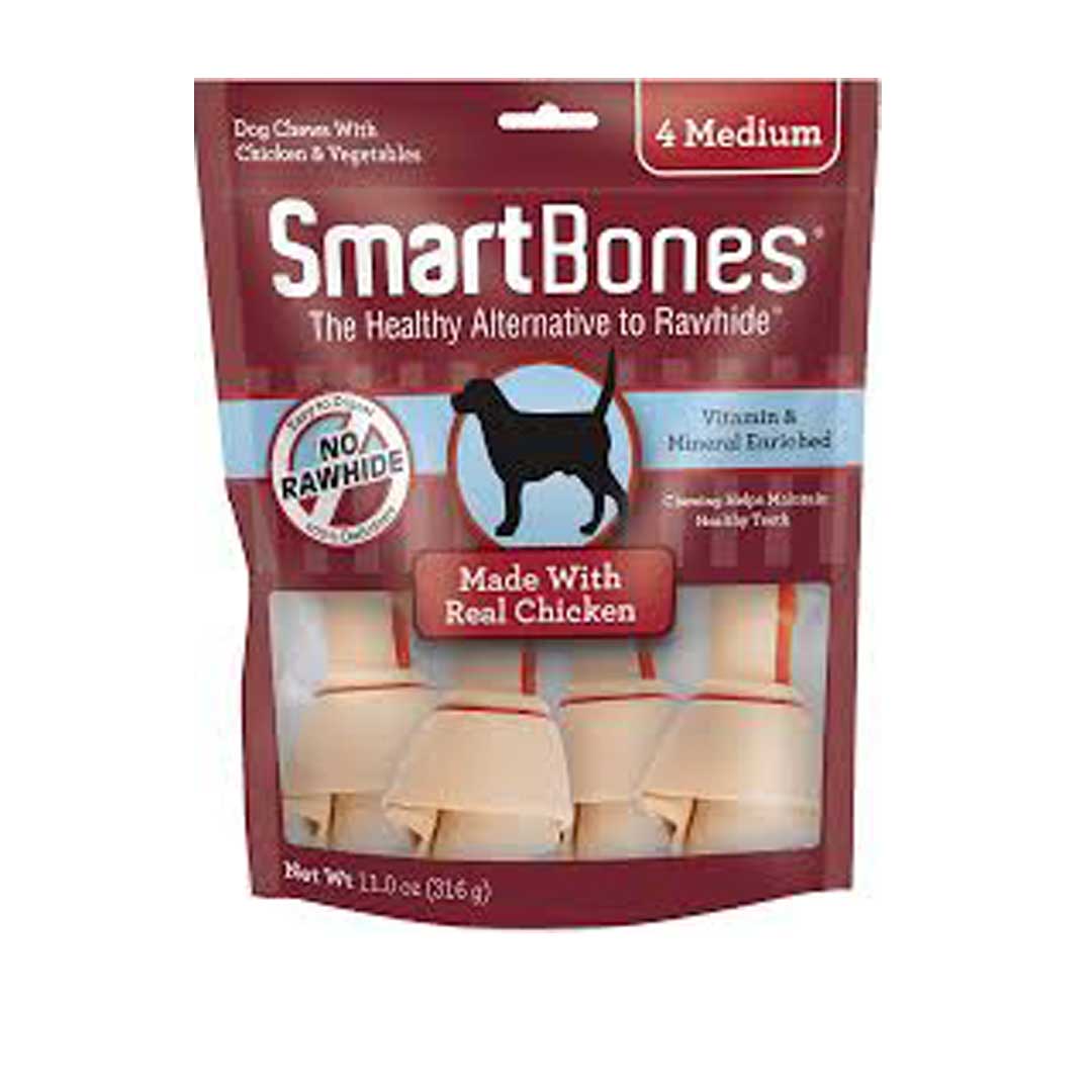 Smart Bones - dog real chicken 4 medium