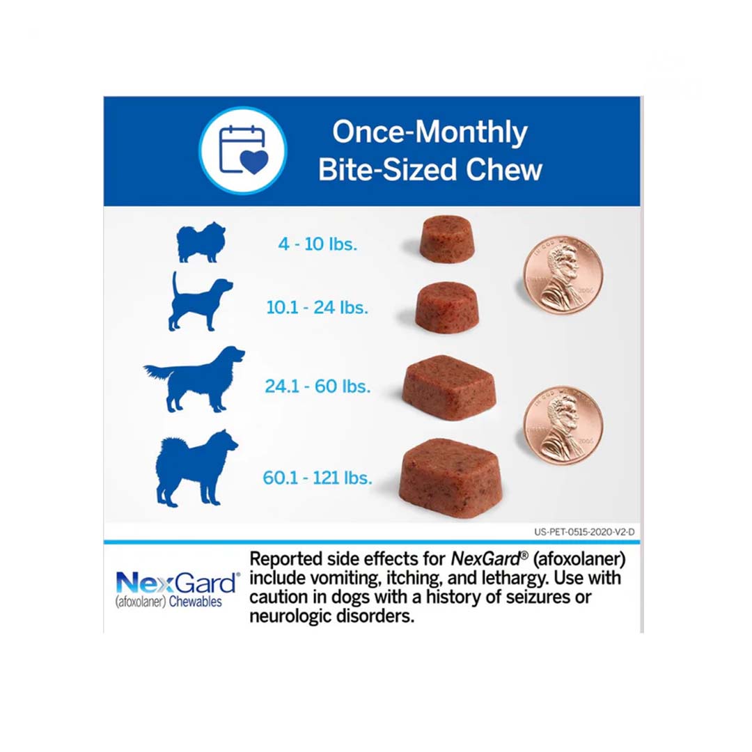 NexGard - Chewable Pill  2/4kg (original)