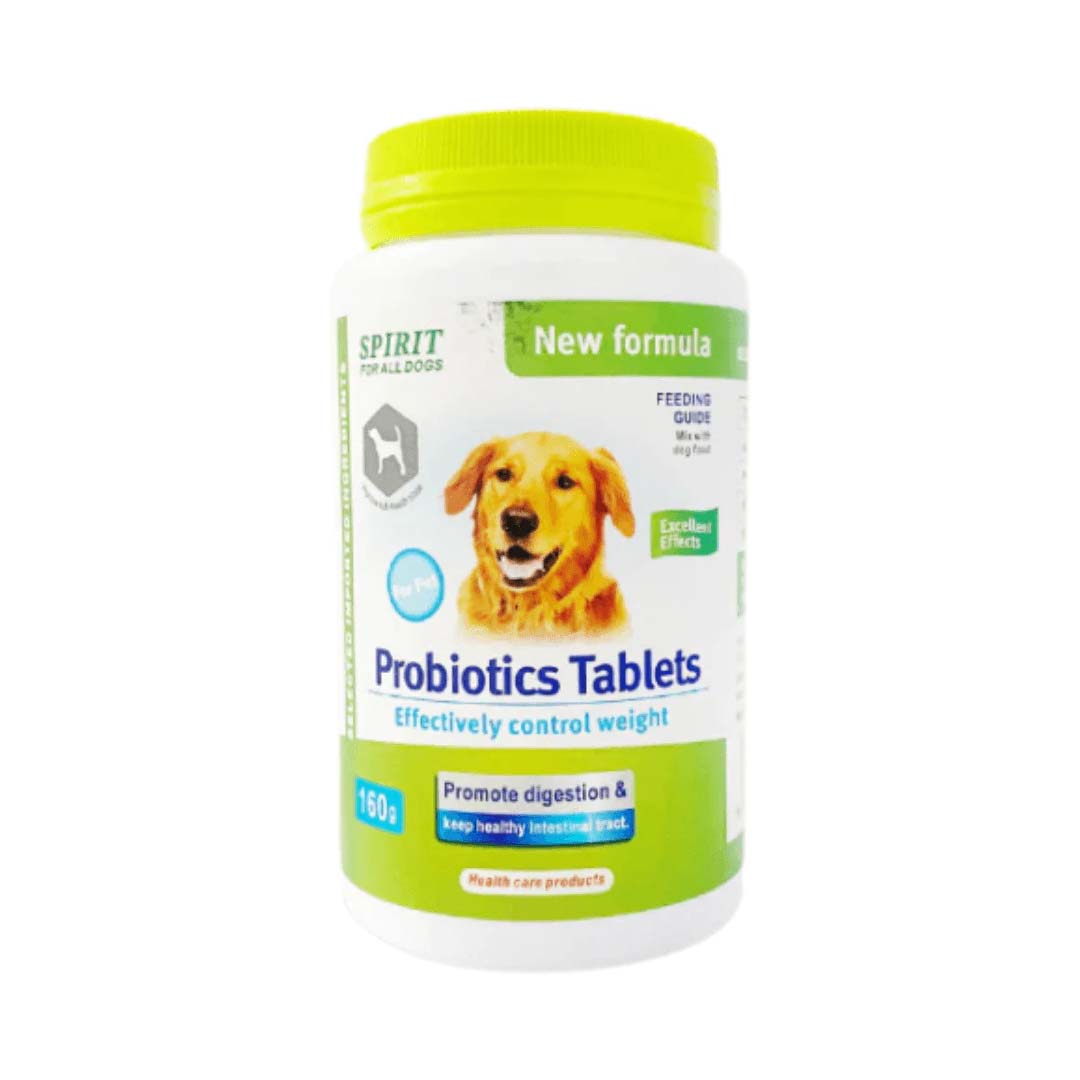 Spirit Probiotics - Tablets Dog Digestive Vitamins 160g