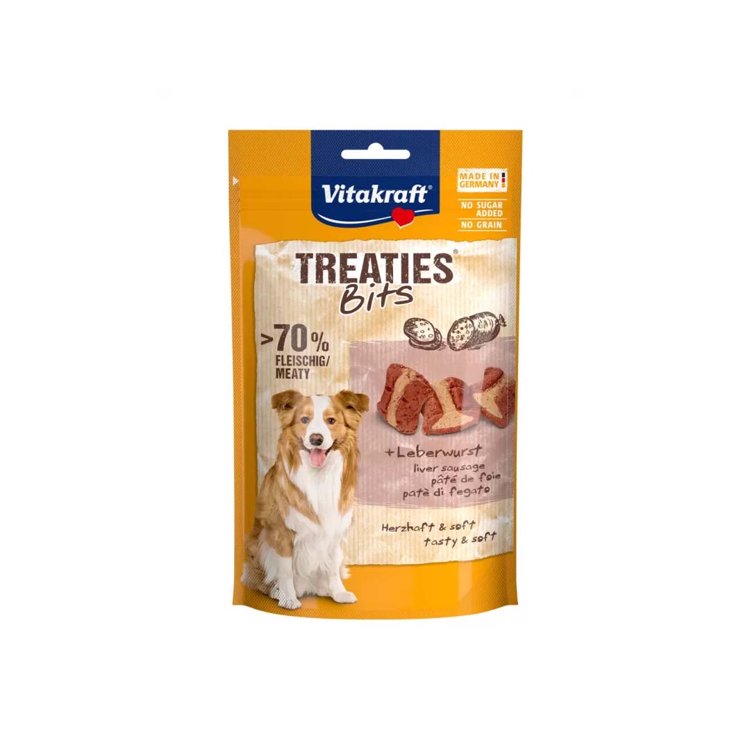 vitakraft - dog treaties bits liver 120g