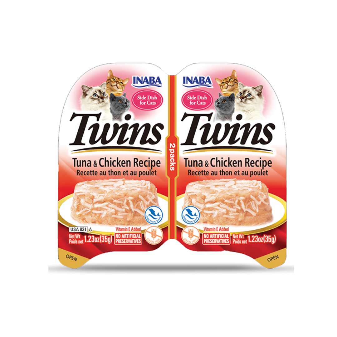 Inaba - Twins - Tuna & Chicken Recipe 2 Packs 70g